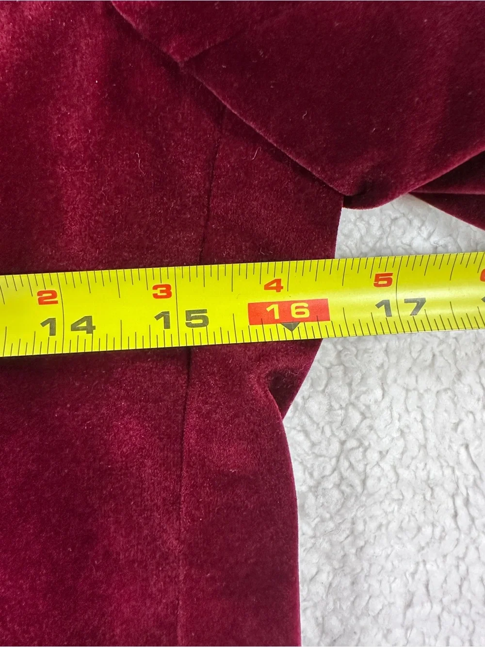 Children's Velvet Blazer - Burgundy Red Size 10 NWOT